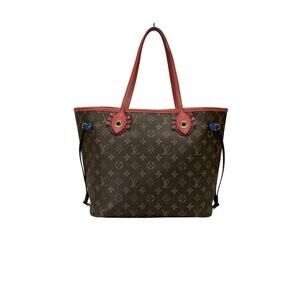 Auth LOUIS VUITTON Neverfull MM M41663 Flamingo Monogram Totem CA3115 Tote Bag